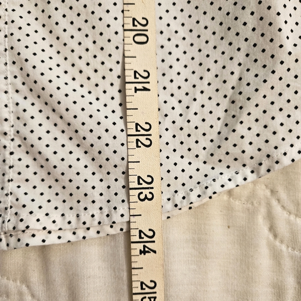 Apt. 9 White Polka Dot Button-down Top - Picture 8 of 11